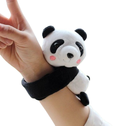 Stuffed Animal Slap Bracelets Plush Panda